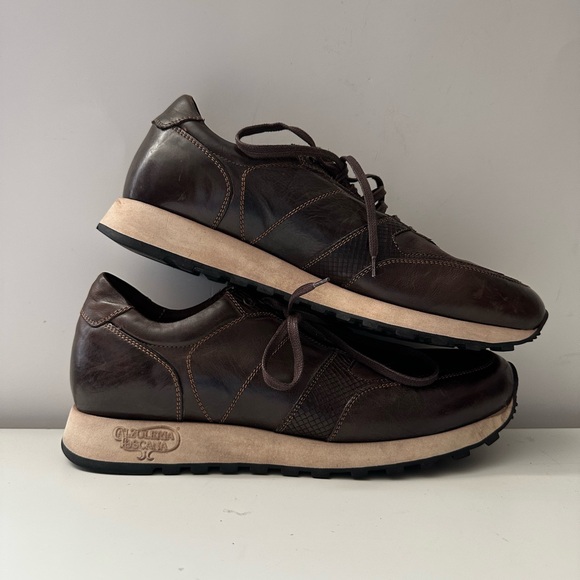 Calzoleria Toscana H703 Sixty Seven Runner Shoes Men’s EU(42) US 9 Dark Brown